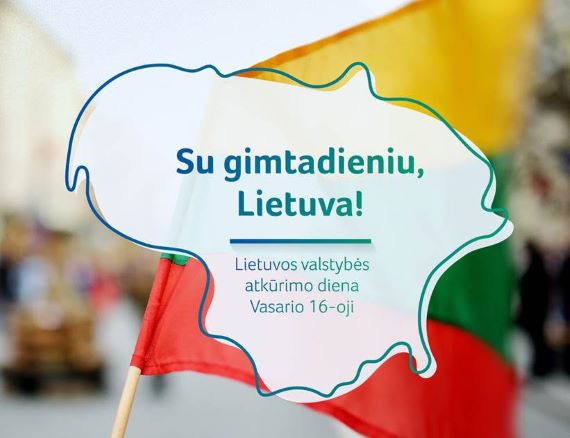 Su Lietuvos Valstybės atkūrimo diena!